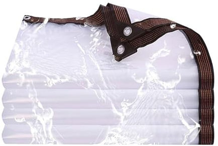 JMDNTQ Bâche Imperméable en PE 2x3, Bâche pour Serre de Jardin, Bâche Transparente avec Oeillets, pour Auvents de Terrasse, Pliants, Belvédères, Terrasses, Brise-Vent, Utilisation en Extérieur