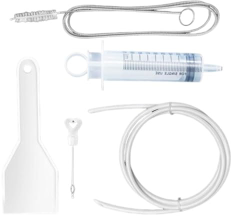 Ahuuen Fridge Cleaner Kit,Refrigerator Dredging Tool Fridge Drain Hole Remover - 5X Reusable Fridge Dredging Kit Refrigerator Drain Hole Cleaning Tool