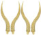 ANDRESLAD 4stücke Schafhorn Haaraccessoires Für Halloween Antlers Kopfschmuck Für Kostüm-party Cosplay Und Maskenbälle Goldene Schafhörner