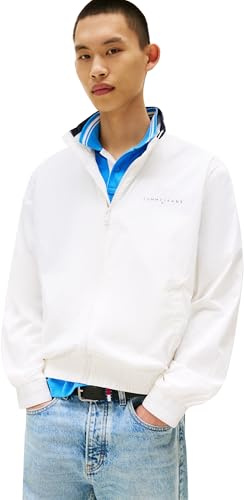 Tommy Jeans Herren Windbreaker Jacke Essential mit Stehkragen