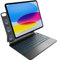 pankeybd Custodia con tastiera per iPad A16 2025 e iPad 10ª generazione 2022, Retroilluminazione a 7 colori, Trackpad multi-touch, Design magnetico fluttuante, Nero