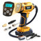 Aoikoy Mini Compressore Portatile, Compatibile con Batteria Dewalt 21V, 160PSI, Compressore Aria Portatile con LED e 3 Ugelli, per Auto, Moto, Bicicletta, Senza Batteria