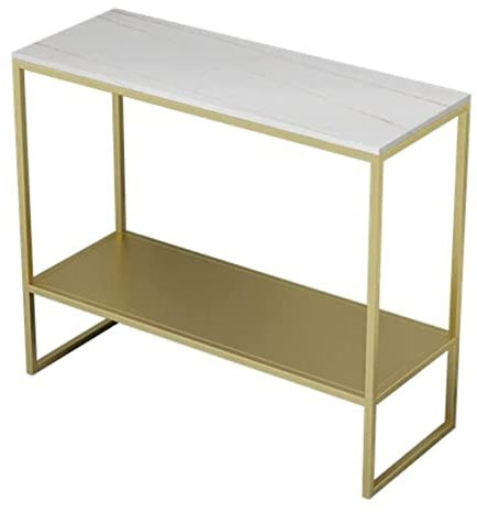 KHLMSRXJ Beistelltisch, klein, aus Stein, für Sofa, Ecke, Wohnzimmer, quadratischer Tisch aus Eisen, Kleiner Teetisch, Nachttisch, Couchtisch, Schlafzimmer (Farbe: D, Größe: 65 x 25 x 55 cm