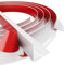 Silicone Skirting Board Caulk Strip,Ceiling Coving Self Adhesive,Laminate Floor Edging Beading,Flexible Moulding Trim for Cabinet Countertop Shower Tray Floor,Wall Corner Quadrant Trim（20 * 15mm）/15M