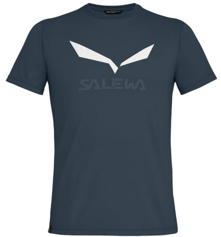 Salewa Solidlogo Dry M T-Shirt, 3XL, Blueberry