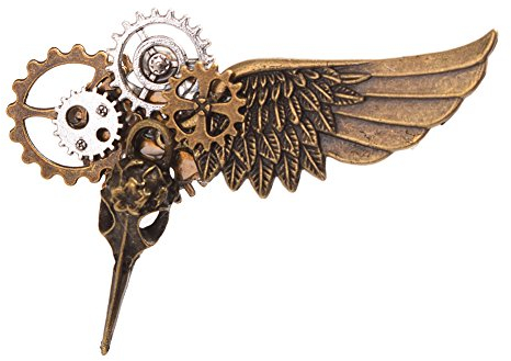 GRACEART Steampunk Getriebe Brosche (3)