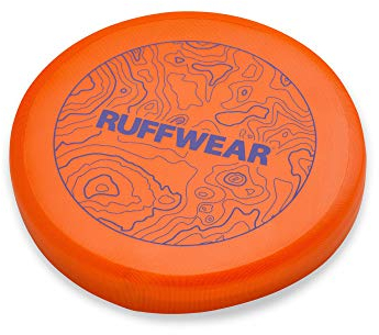 RUFFWEAR Camp Flyer Hundespielzeug, 2-in-1, flexibel und pannensicher, Wurfscheibe und Napf für Haustiere, Outdoor-Spiel, speziell für Hunde entwickelt, wasserdicht und sicher, Mandarin Orange