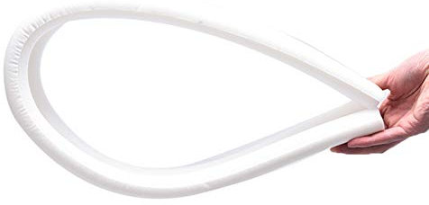 Zugluftstopper, Tür-Zugluftstopper, doppelter Zugluftschutz, 93 cm, doppelseitig, unter der Tür, waschbar, geräuscharm