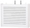 ECTbicyk Schweberegale Multimedia-Anschlussdose Sperrbox Lagerfreie Aufbewahrungsbox Für WLAN-Router WLAN-Regal Wanddekoration (Color : Weiß, Size : 44 * 9.5 * 41cm)