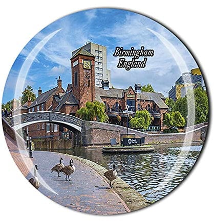 Birmingham England Fridge Magnet Souvenir Gift Crystal Magnetic Sticker Collection