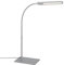 BRILONER - LED Schreibtischlampe mit Touch, in Stufen dimmbar, einstellbar in warmweiß und kaltweiß, Tischlampe, Lampe, Nachttischlampe, Tischleuchte, Deko, Bürolampe, 23x95 cm, Silberfarbig