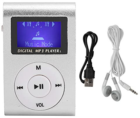 Portatile MP3 Lettore 32GB, Music Player Con Schede Memory Card Slot Schermo LCD Altoparlante Lossless Hifi Digital Audio Play Lettori Registratore Vocale Espandibile Digitale Musicale Radio