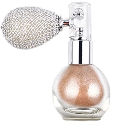 Highlighter Powder Spray, Körperpuder Glitter Powder Spray Shimmer Sparkle Puder Make up für Gesicht Körper Loser Glitzer Puder Spray Highlight Body Glitter Face High Gloss Körperkosmetik