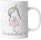 timalo® Prinzessin Kindertasse mit Namen bedrucken lassen | Personalisierte Tasse mit Wunschname für Kinder Geschenktasse | Mädchen Geschenk aquarell | mug-ki-04