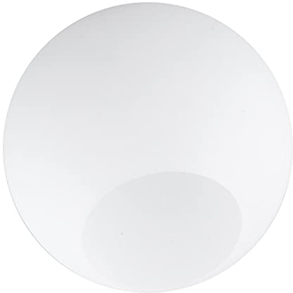 kowaku Vintage Industrie Hängelampe Globe Shade Deckenleuchte Hängeleuchte Milchweiß D15 cm