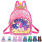 Cartable Maternelle Fille, Rose Sac D'école pour Enfants Licorne à Paillettes, Sac à Dos pour Filles, Sac Dos pour Enfants pour Maternelle, Garderie,au Rangement Petits Objets, Jouets et Cadeau