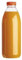 emballage garrigou lot de 20 grandes bouteilles réutilisables Jus de Fruit en plastique Transparent avec bouchons oranges inviolables - 1L Bouteille à Jus de Fruits, smoothies,boissons, soupes