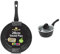 Blackmoor 66199 Classic 28cm Non Stick Sauté Pan/Deep Sided Induction Frying Pan/Cool Touch Handle & 65740 Classic 18cm Saucepan with Tempered Glass Lid/Non-Stick Coating/Cool Touch Handle