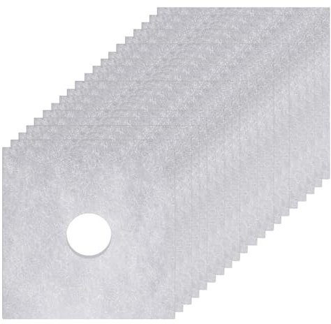 20 Stück Filter für Helios Typ ELF ELSN ELS Serie Lüftungsgeräte, 160 x 160 mm Ø 42 mm Staubfilter Filterklasse G2 Luftfilter Ersatzfilter (Ersetzt 00939)