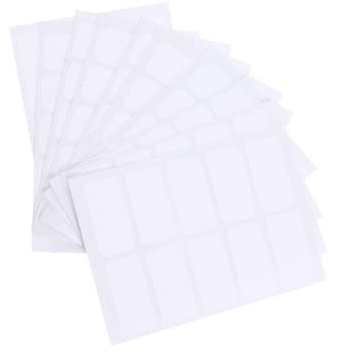 Parliky 20sets Self-adhesive Name Tags for Fridge Versatile Sticky Labels for Organizing Price Marking and Party Use Easy to Write and Removable