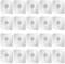 20 Pcs Self Adhesive Wall Nail Transparent Adhesive Hooks Strong Adhesive Hooks Non-Trace Wall Picture Hook Picture Hooks No Nails Adhesive Picture Hooks for Wall Picture Home Bathroom Kitchen（Medium）