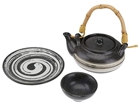 PRETYZOOM Juego De Tetera Cerámica Creativa Vajilla Para Hogar Ideal Para Té y Sopas De Mariscos