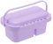 PATIKIL Paint Brush Cleaner, Paint Palette Brush Holder Organizer Art Painting Supplies with Handle for Acrylic, Watercolor, and Water-Based Paints, Purple