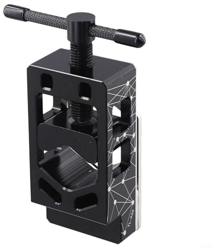Oniissy Bike Saw Guide, Pipe Cutting Fixe for Road Mountain Fork Steerer Adjustable Saw Guide, for Accurate Cutting of Fork Steerer and Handlebars