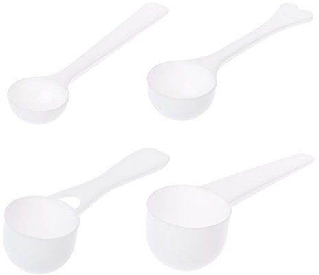 JDIEOQA 8 PCS Coffee Powder Teaspoon, Measuring Spoon 1/3/5/10g Two Each Kitchen Cooking Tool Reusable for Coffee Powder Cereal Powder