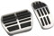 Fußstütze Bremse Für Nissan Für Qashqai J11 2014 2015 2016 2017 2018 2019 2020 2021 Gas Kraftstoff Bremspedal Pads Abdeckung at MT Pedalkappen Abdeckung(at Pedal)