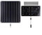 Lastdaytime Ventilateur de ventilation à énergie solaire avec panneau de 20 W, design double moteur pour serre, niche pour animaux domestiques