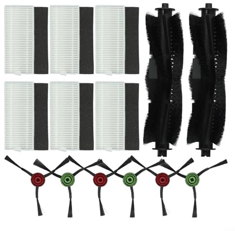 Pièces de rechange pour aspirateur robot Lubluelu SG60 SL60D, lot d'accessoires avec brosses et filtres