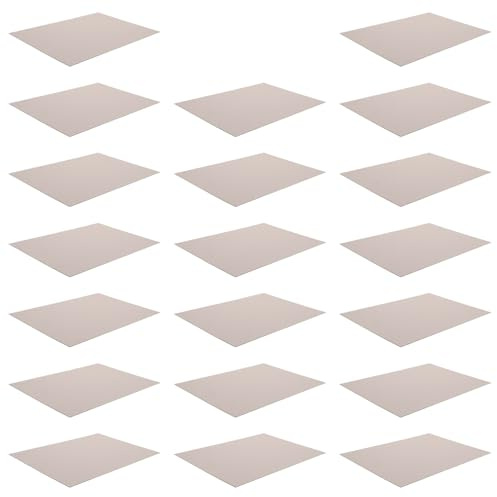Veemoon 20pièces Carton Gris Épaisseur Carton Rigide Reliure Loisirs Créatifs Modélisme Scrapbooking