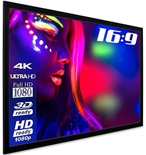 ESMART Economy EXF Écran de Projection Cadre 240 x 135 cm (108) | Format 16:9 | Home cinéma Beamer Écran de Projection Cadre Écran de Projection LCD LED
