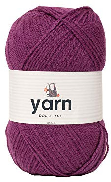 Korbond DK Garn Pflaume, 100% Acryl, One size