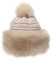 Soul Young Fellmütze Pelzmütze Damen mütze Wintermütze Faux Fuchs Pompom Pelz Warm Weich Stirnband Hut(Khaki)