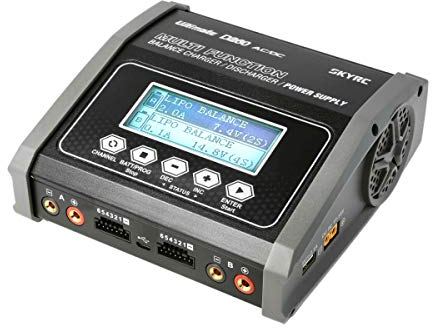 SKYRC D260 Modellbau-Ladegerät 14 A Blei, LiFePO, LiHV, LiIon, LiPo, NiCd, NiMH Grafische Anzeige, Schnellladefunktion,