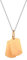 JewelryWe - Collar con dije para hombre - Dije placa militar - Estilo militar - Material acero inoxidable - Color plata oro rosa