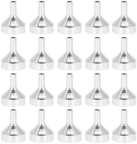 Imbuto cosmetico in alluminio, imbuto cosmetico, mini imbuto Strumenti per trucco portatile per imbuto per profumo Strumento cosmetico per trucco Cosmetico professionale