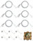 Kit de suspension pour tableau – Crochets pour rail d'images avec 6 crochets de chaque rail blanc, cordon à boucle invisible de 183 cm, 6 crochets réglables – Cintres en acier inoxydable pour moulage