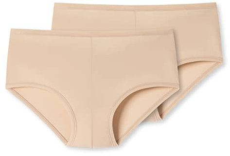 Uncover by Schiesser - Damen - Shorty - 2er Pack (M Sand)