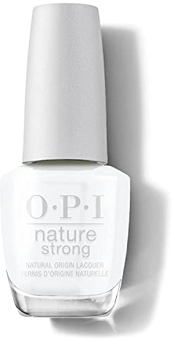 OPI Nature Strong, Smalto per Unghie di Origine Naturale Vegano, Strong As Shell, Bianco Gesso, 15ml