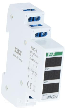 WNC-3 Spannungsanzeige Voltmeter Dreiphasig 80-500V AC F&F