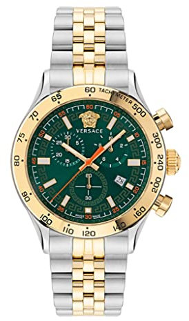 Versace Herren-Uhren Analog Quarz One Size Gold 32020702