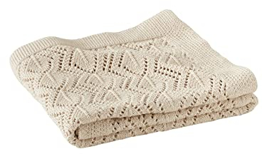 Vertbaudet Bio-Kollektion: Baby Decke mit Pointelle-Muster