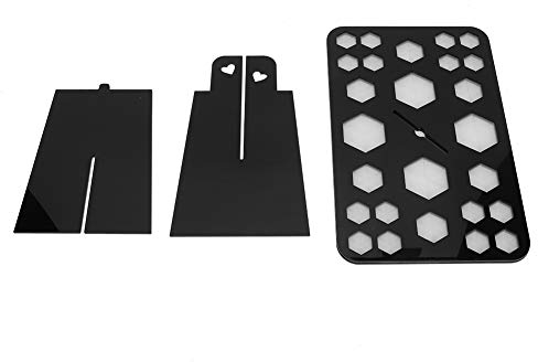 Schwarzer 26-Loch-Make-up-Pinselhalter, Lufttrocknender Pinselhalter, Kosmetikpinsel-Wäscheständer, Pinsel-Display, Make-up-Pinsel-Trockner