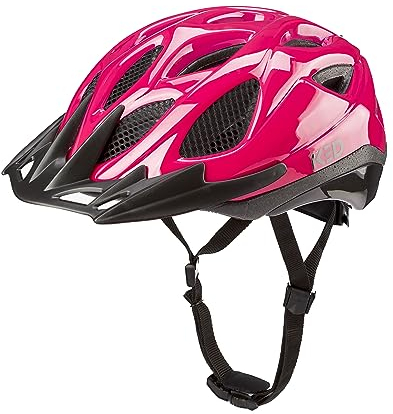 KED Unisex – Erwachsene Tronus Fahrradhelm, Magenta Black, 55-63 (L)