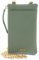 Giudi ® - Damengeldbörse aus Kalbsleder, Echtleder, 3 Fächer, Münzfach, Schultergurt mit Kette, Made in Italy (Menta) - 7657/LGP/AE-1OT, Minze, 20,20 x 11,50 x 2,00 cm