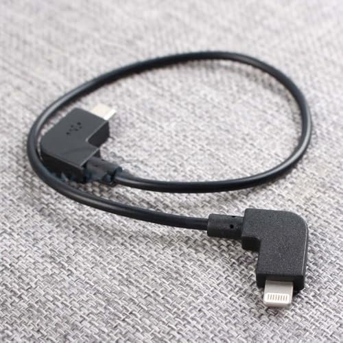 BRAVECOW Micro USB auf lightning Kabel Geeignetn, für DJI Mavic Mini Remote Controller 30cm an IOS iPad Accessories Direktes Anschließen an Smartphones Tablets