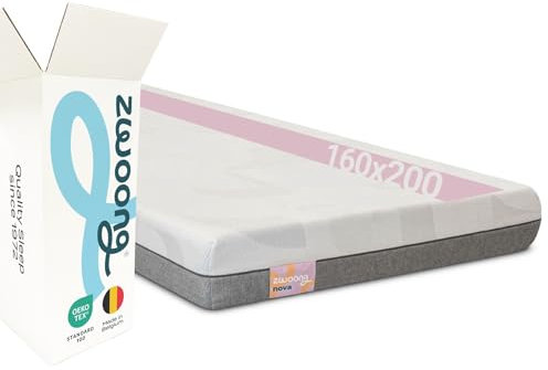 Zwoong® NOVA Kaltschaum-Matratze 160x200 cm - Dual Comfort (weich,fest) - 7-Zonen - 18 cm hoch - kühl-atmungsaktiv - hypoallergen
